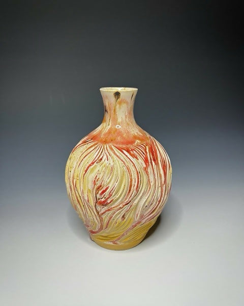 Textured Ceramic Bud Vase
