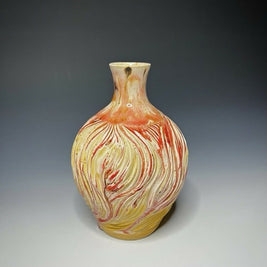 Textured Ceramic Bud Vase
