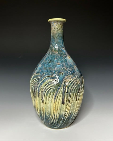 Textured Ceramic Bud Vase