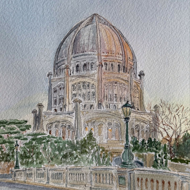 Bahai Temple in the Afternoon