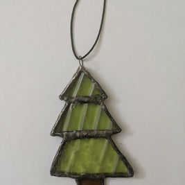 Recycled Stained Glass Tree