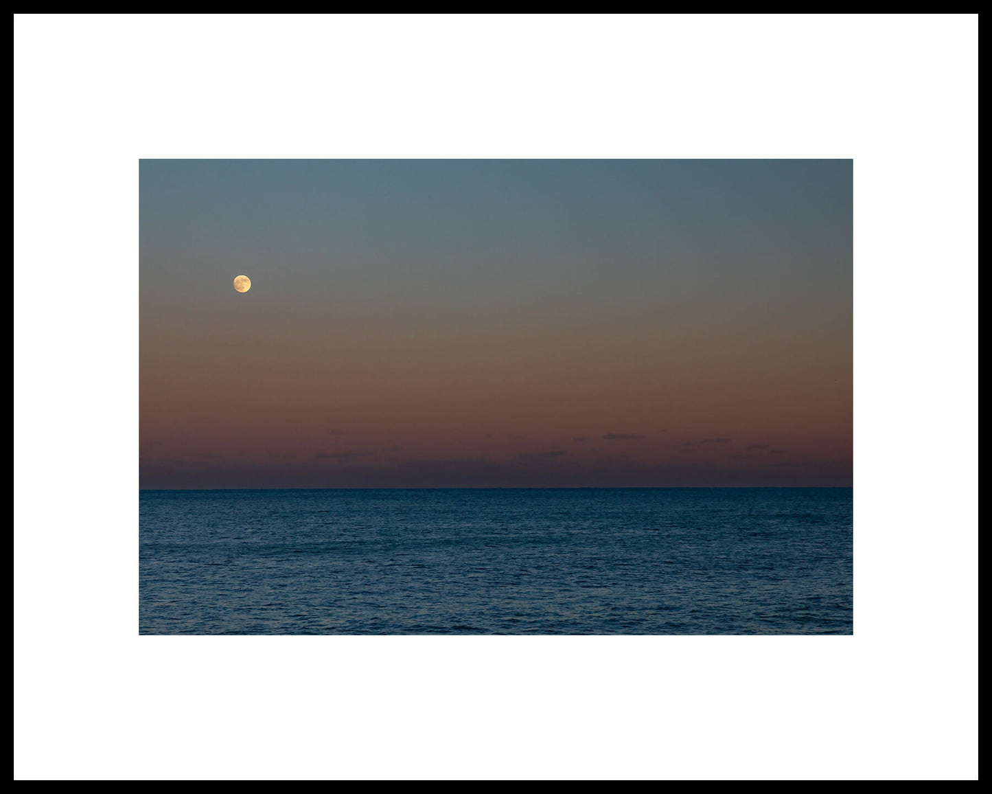 Moonrise, Lake Michigan 2019