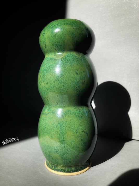 Green Bubble Vase