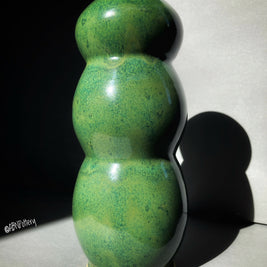 Green Bubble Vase