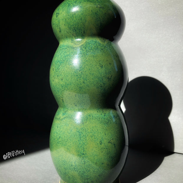 Green Bubble Vase