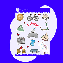 Chicago Sticker Sheet
