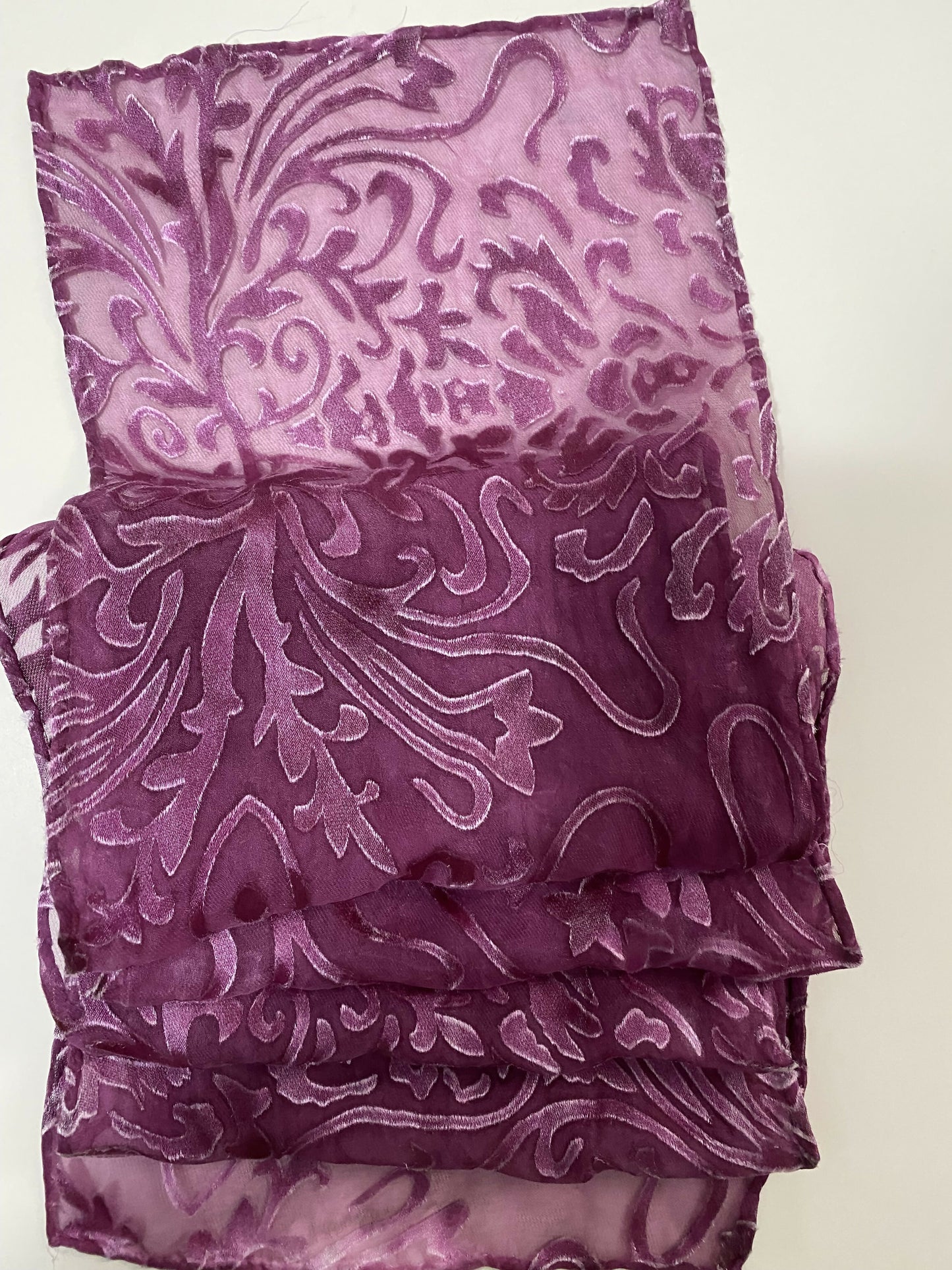 Devore Scarf: Art Nouveau