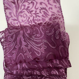 Devore Scarf: Art Nouveau