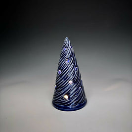 Blue Xmas Tree Luminary 4