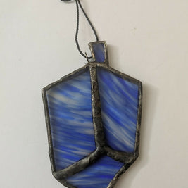 Recycled Stained Glass Dreidel