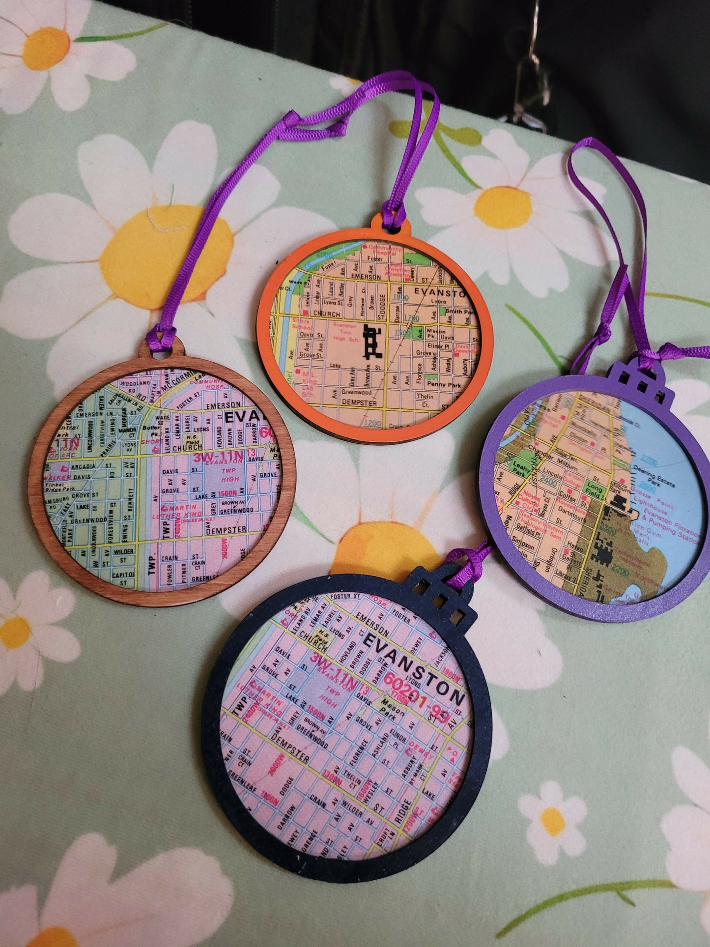 Evanston Neighborhood Christmas Ornaments