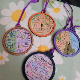 Evanston Neighborhood Christmas Ornaments