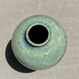 Blue Inverted Vase