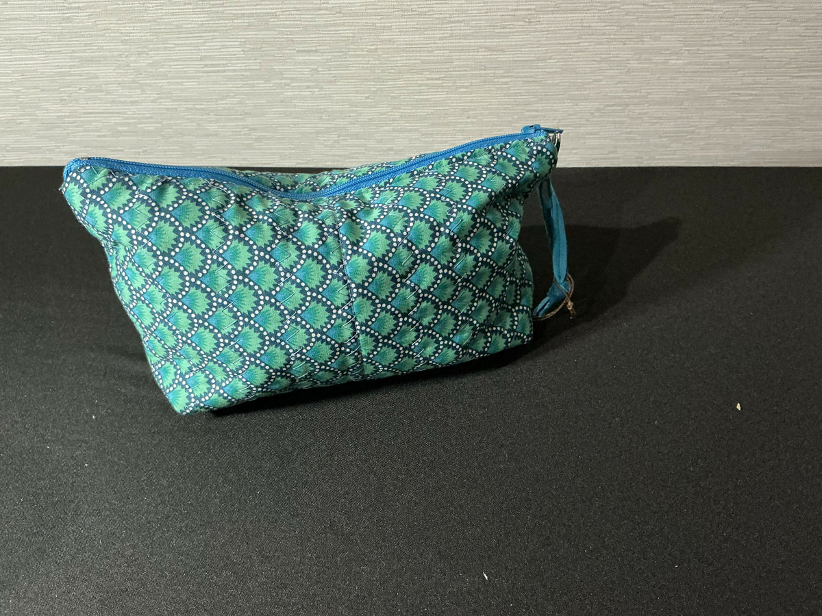 Cosmetic bag, small, peacock