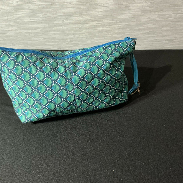 Cosmetic bag, small, peacock