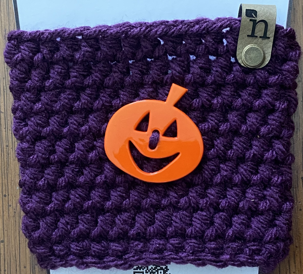 Coffee Cozy - Jack-O-Lantern