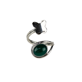 Butterfly-Aventurine Ring.