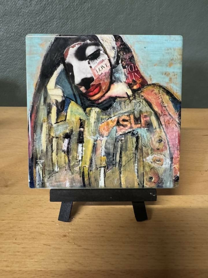 Love, Myself Art Tile/Roller Coaster