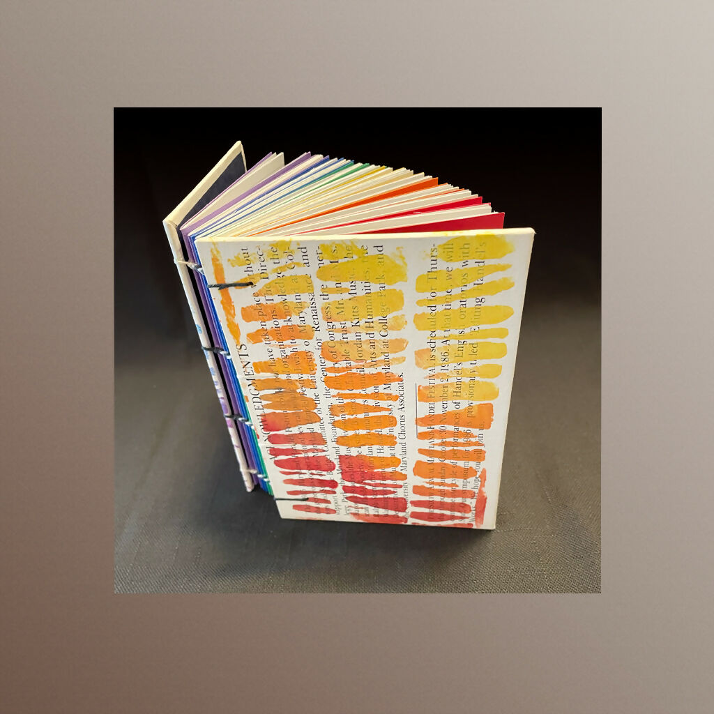Pride Rainbow Handmade Book