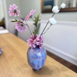 Purple Waterfall Bud Vase