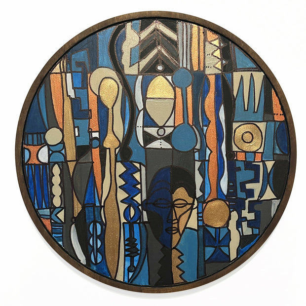 Copy of AfroModern Valet Tray -- "Bluu"