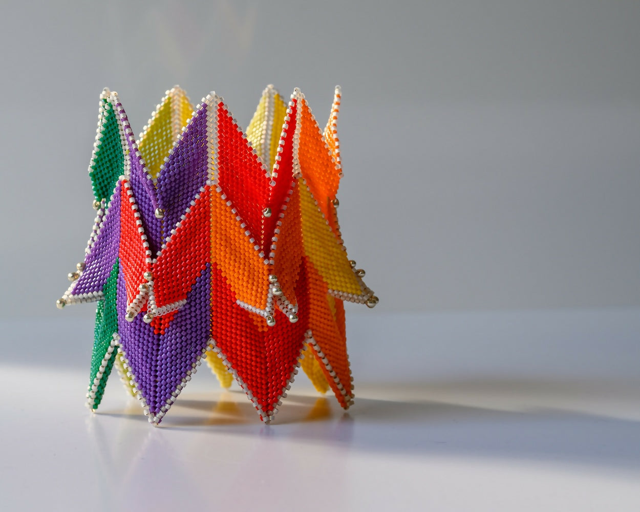 Rainbow Horns Cuff