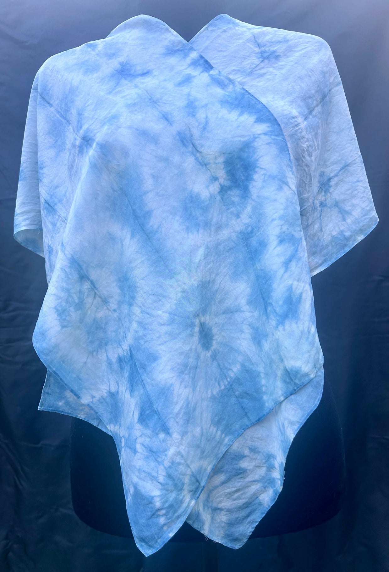 Indigo Nui Shibori Scarf