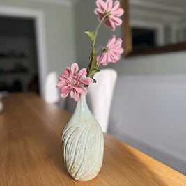Textured Ceramic Bud Vase