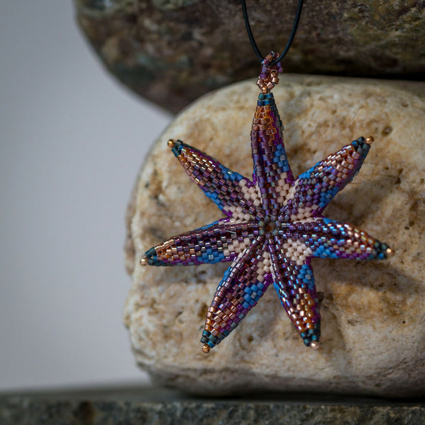 Coppery Starfish Pendant