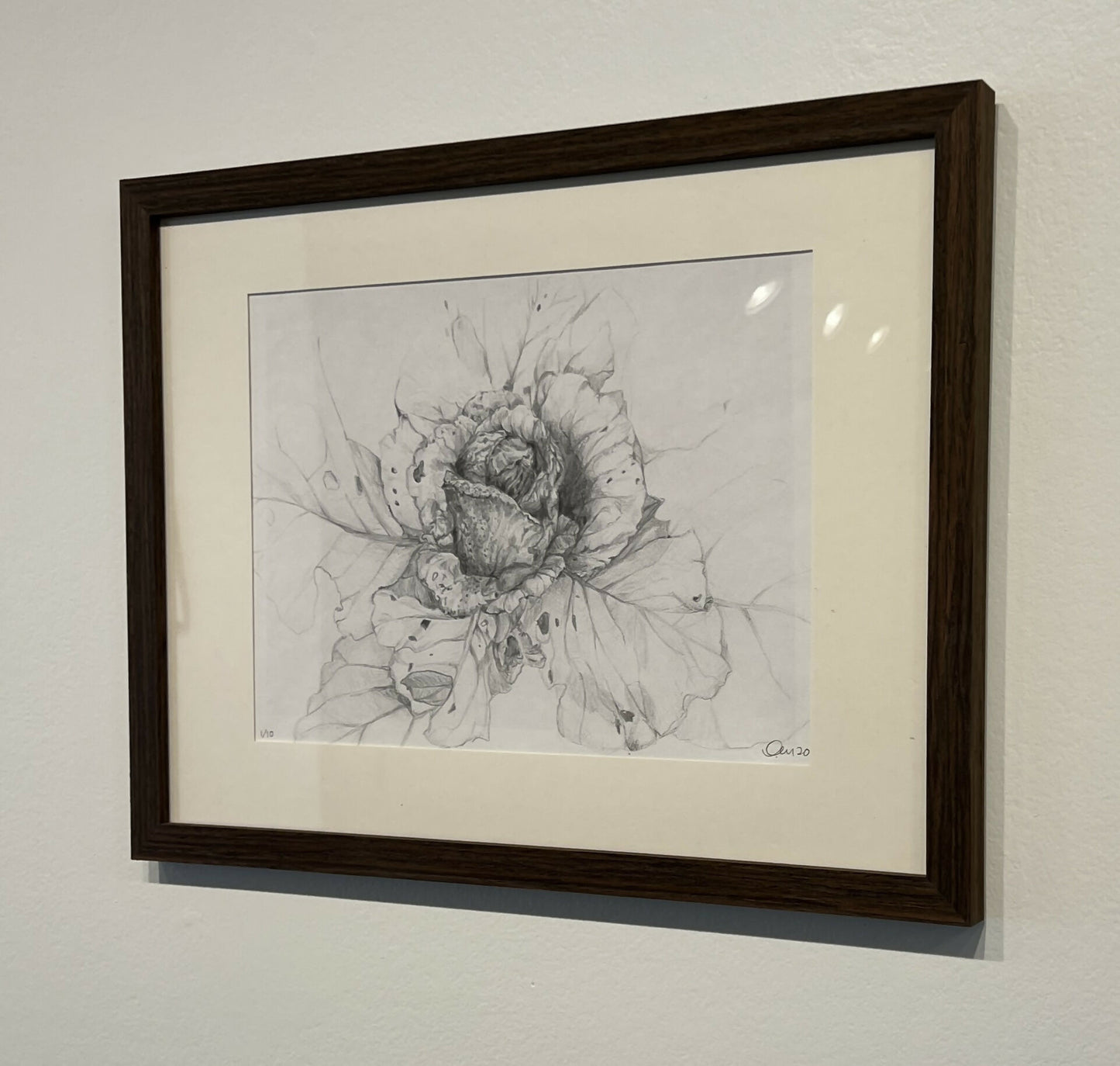 "Centered" framed print