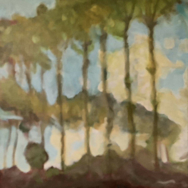 Riff On Monet’s Poplars