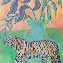 Tiger Beneath the Leaves