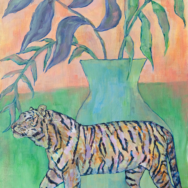 Tiger Beneath the Leaves