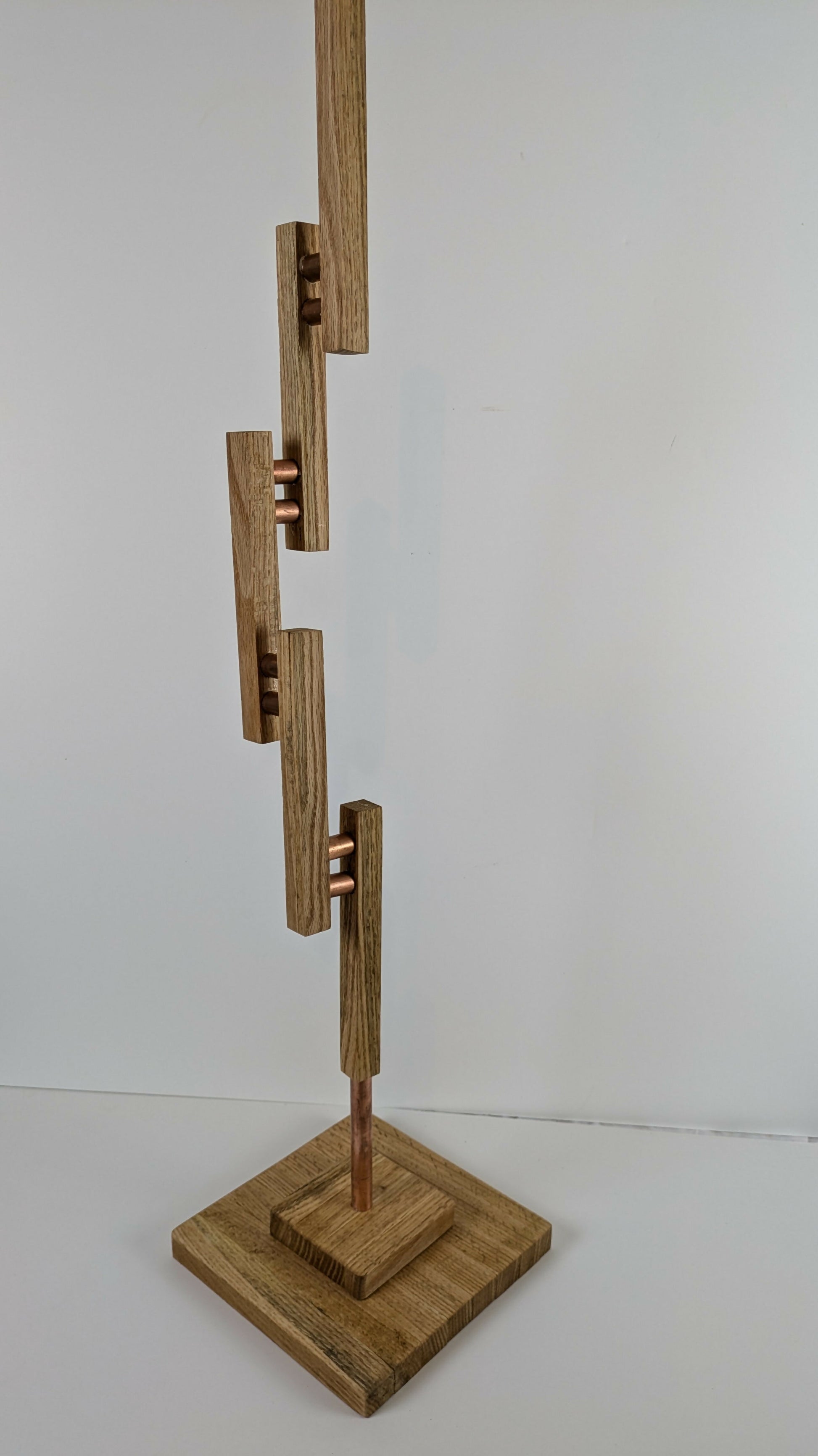 Red_White Oak + Copper Sculpture (Nov 2024) - 3