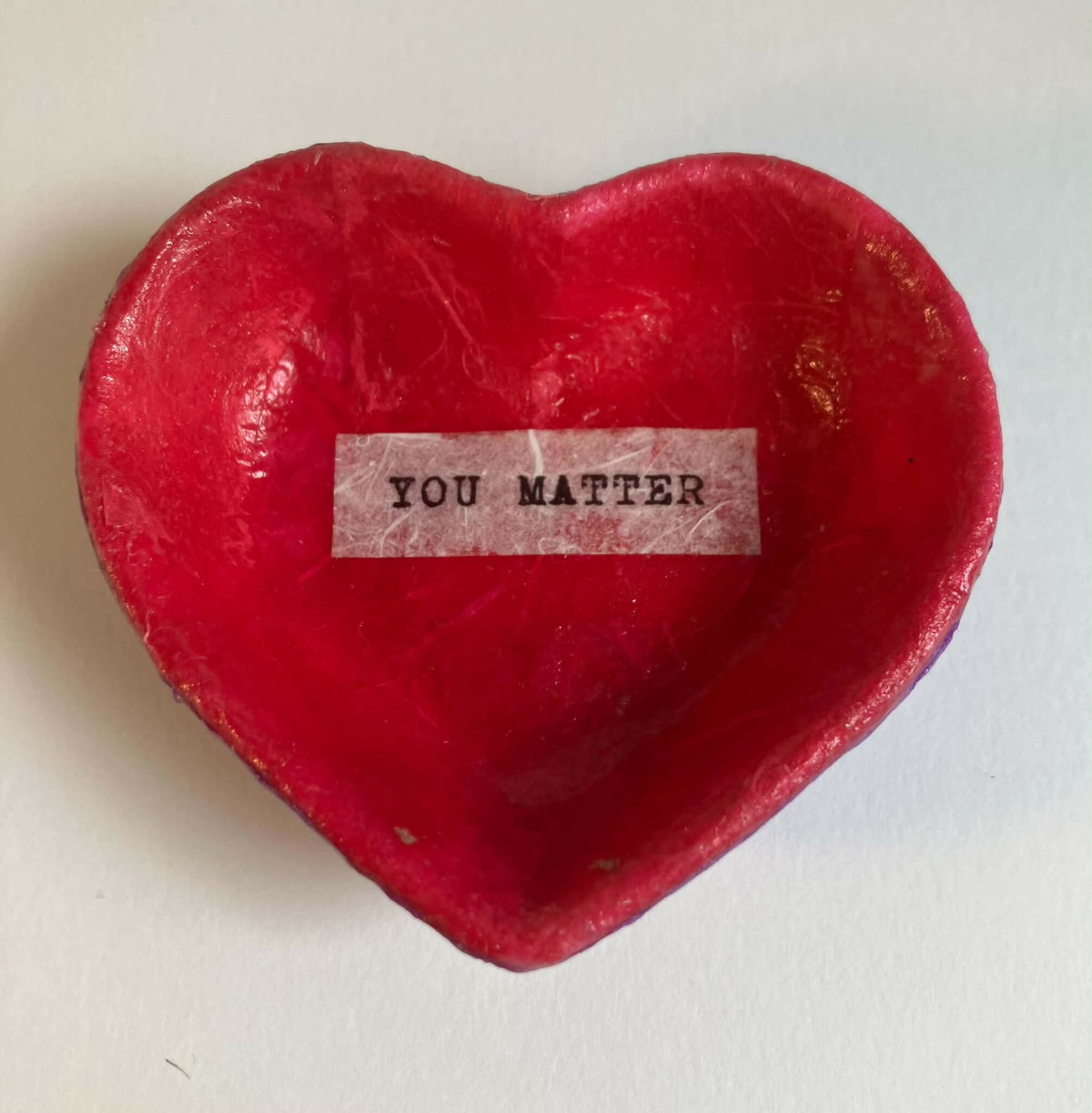Heart trinket dish