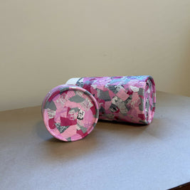 Mixed Media Art Canister- Tall
