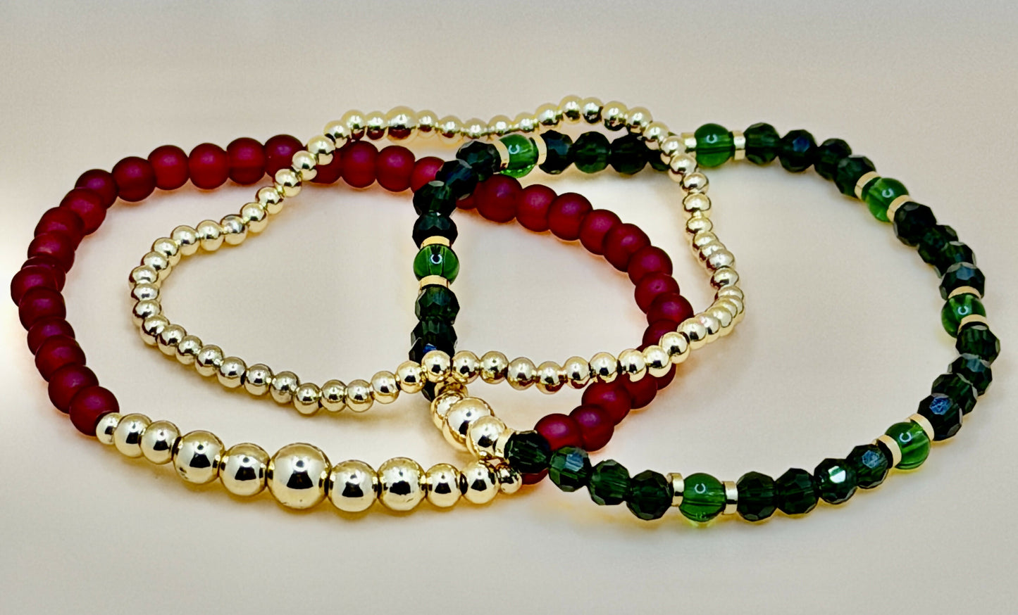 Deck the Halls Bracelet Trio Set