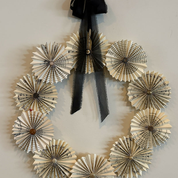"Her Highness" upcycled bookpage indoor wall hanging