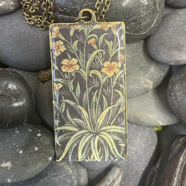 Dragon Fly by a stream pendant