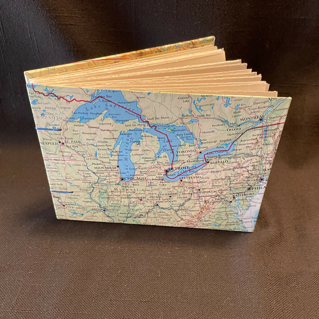 Map Covers • Handmade Book (Various Covers)