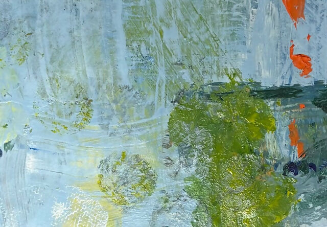 Matted 8x10 Mixed Media Paintings