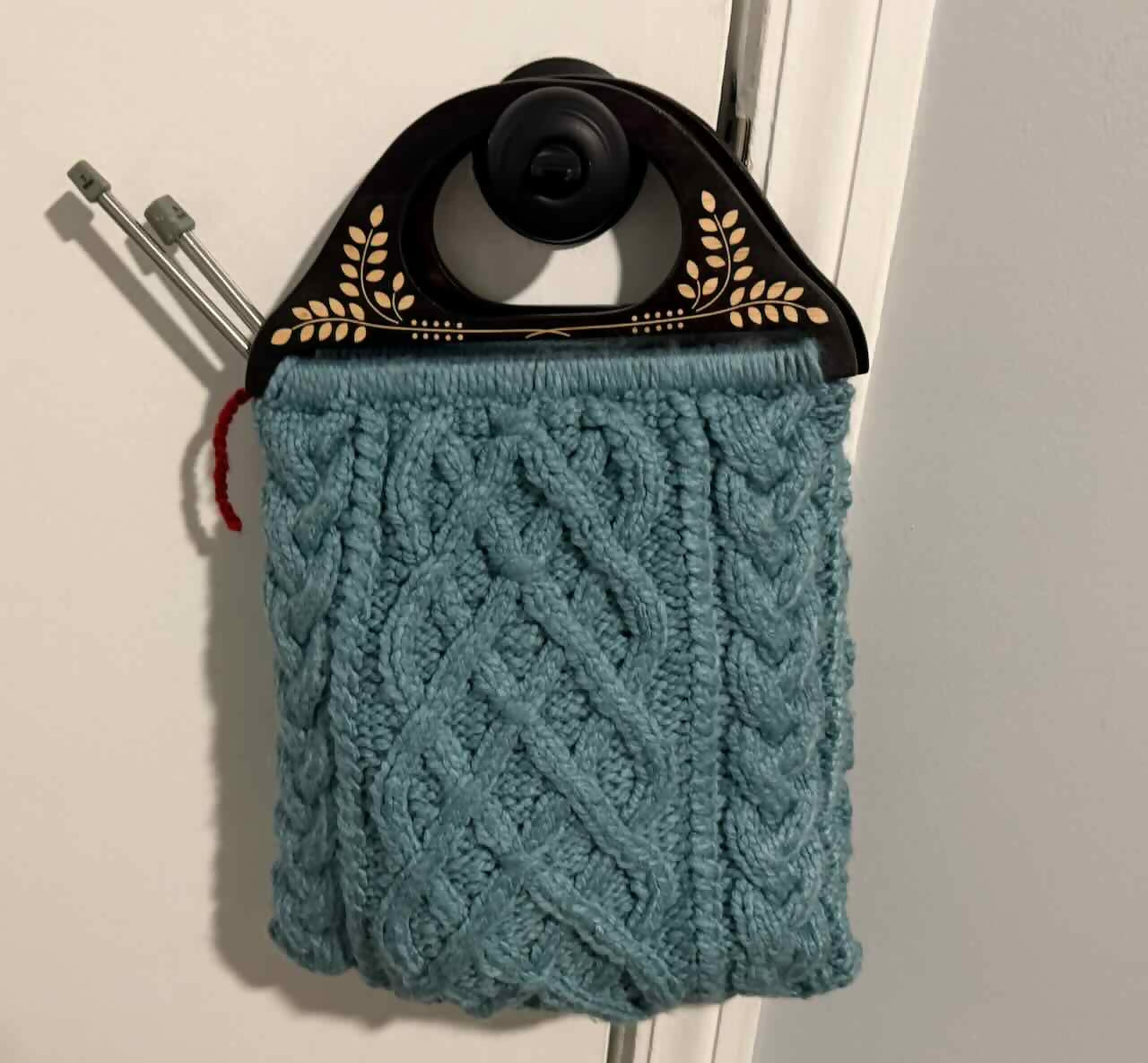 Teal Celtic Weave Handbag