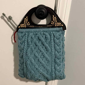 Teal Celtic Weave Handbag