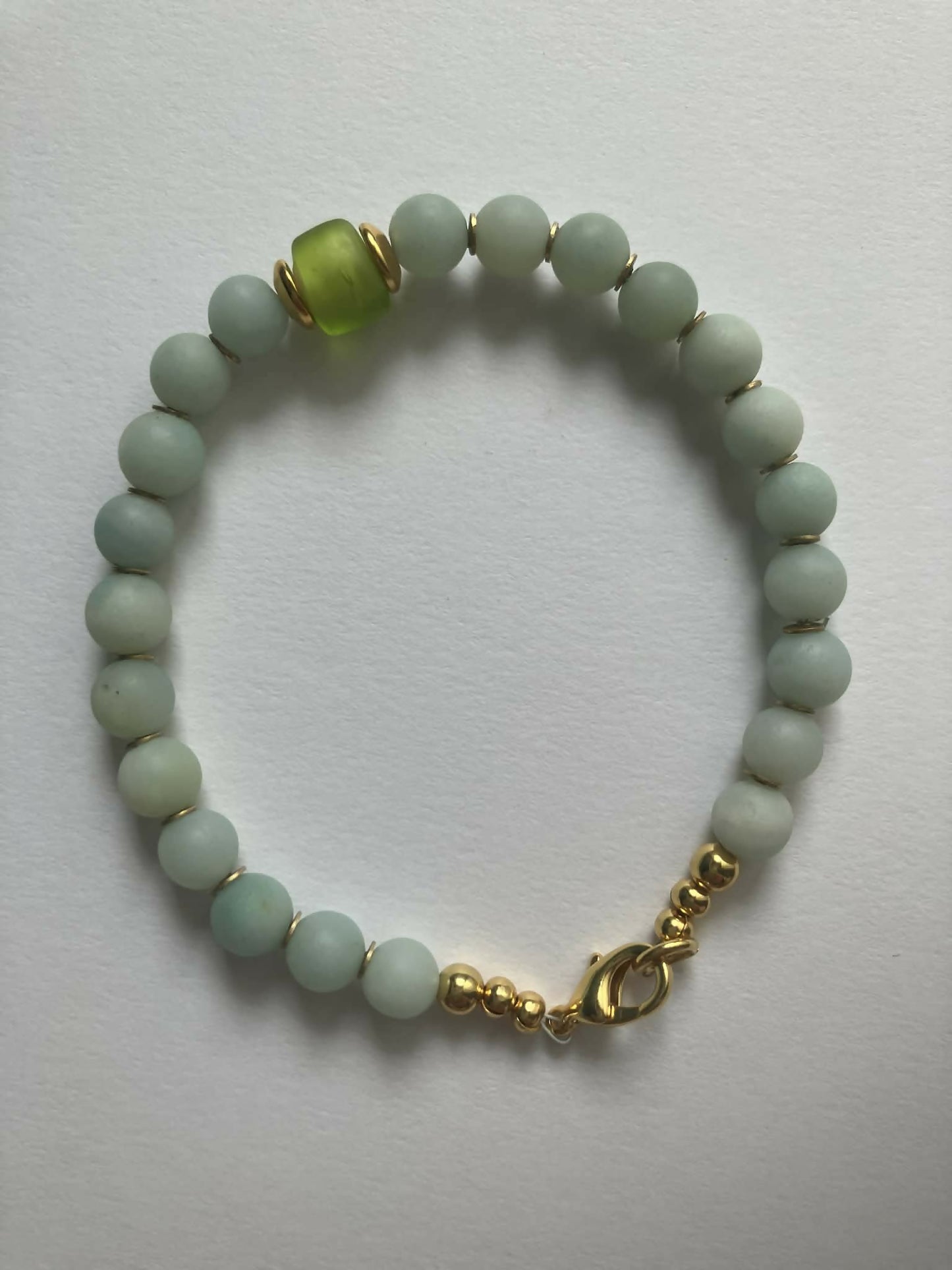 gemstone bracelet - amazonite