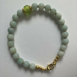 gemstone bracelet - amazonite