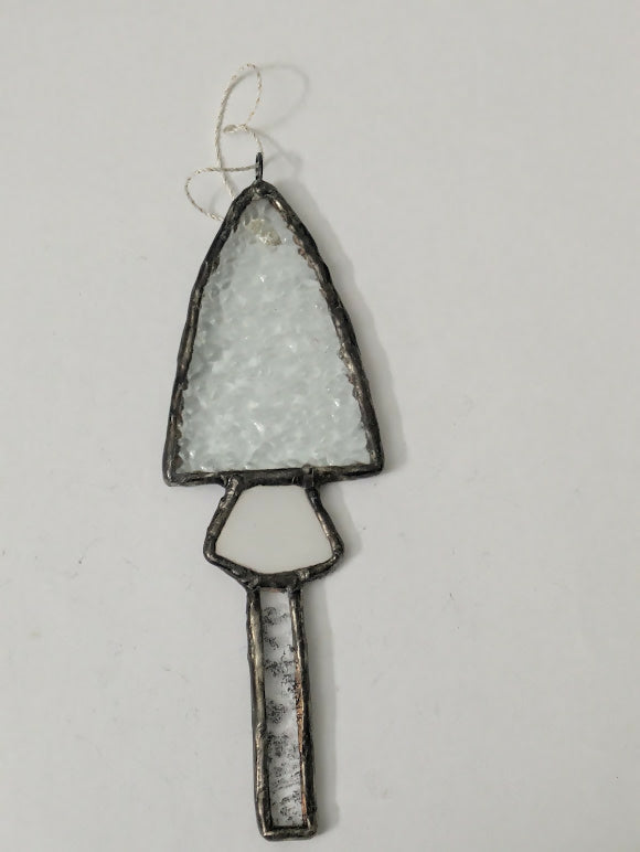 Recycled Stained Glass Tall Mushroom