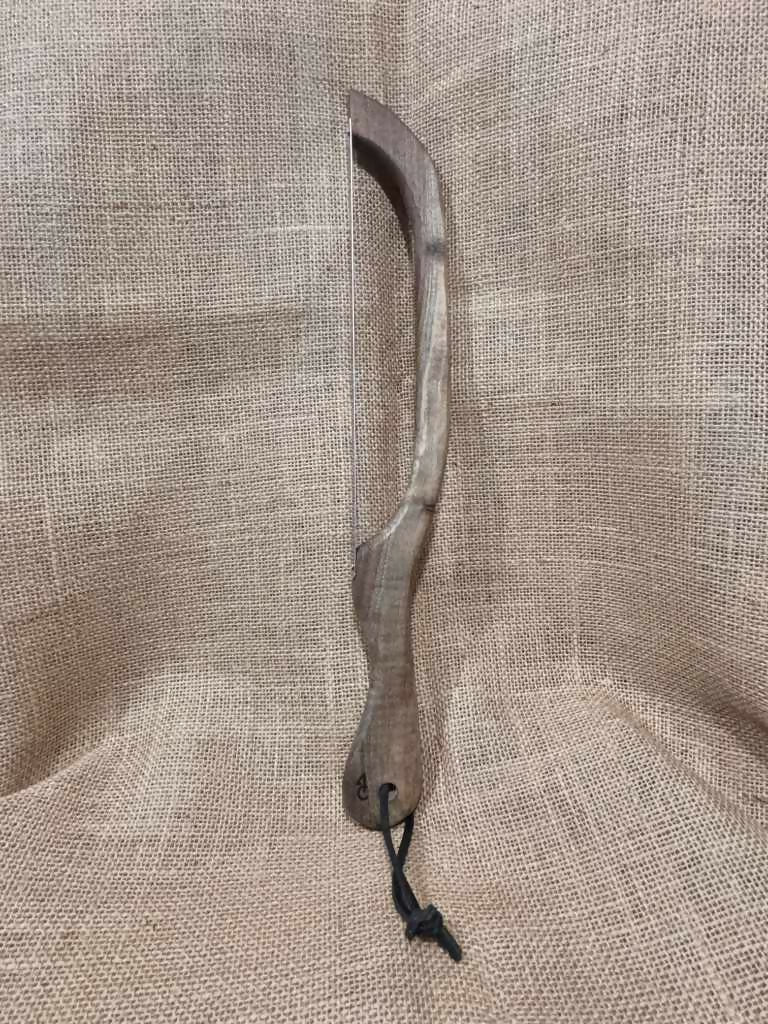 Black Walnut bow knife (bagel knife/sourdough knife)