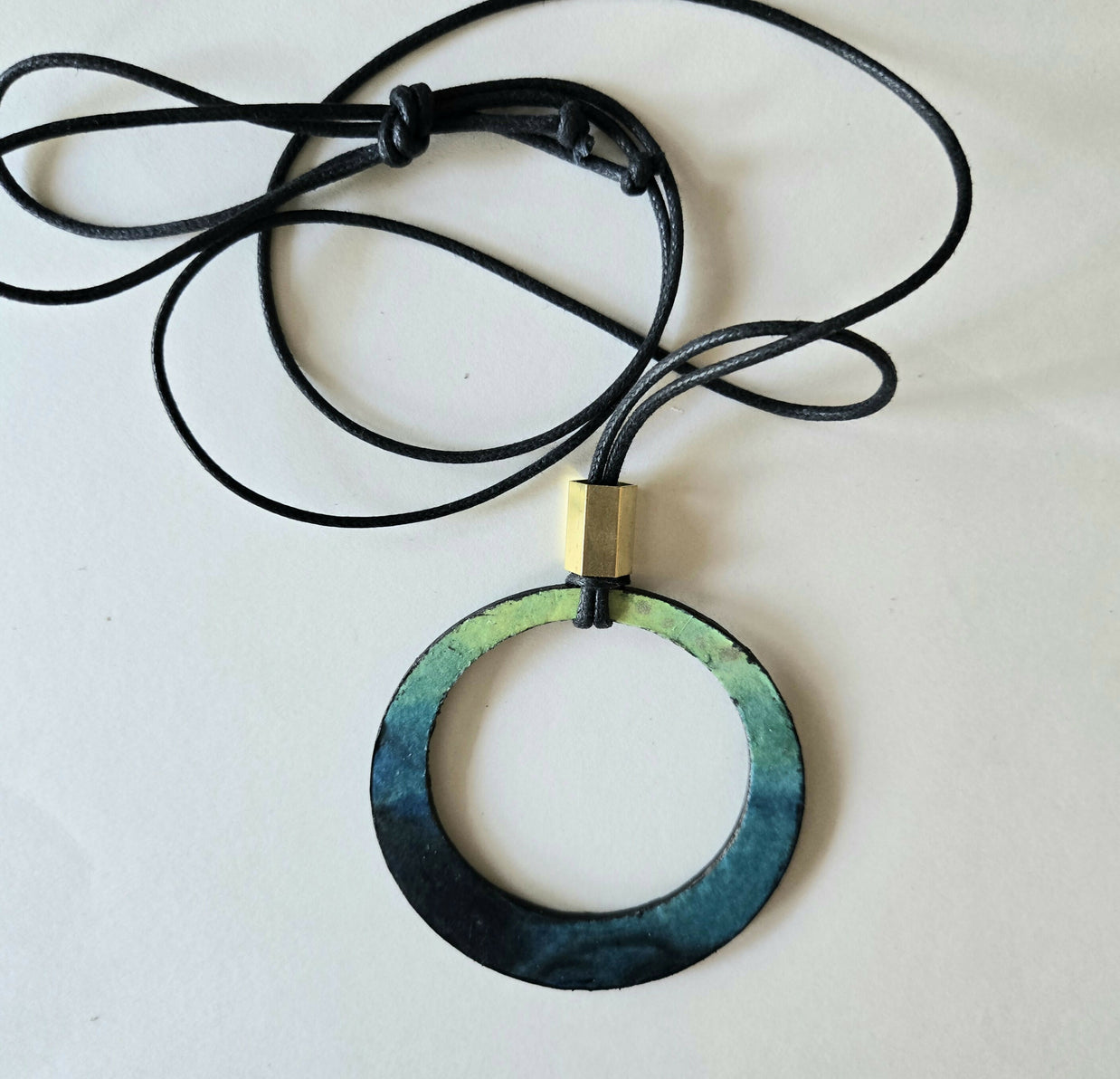 Large Boho hoop pendants