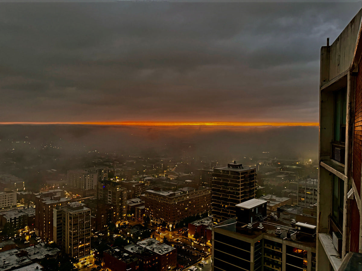 Apocalyptic Evening, Edgewater Chicago, June 1, 2024, 16”x20”