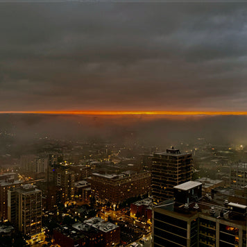 Apocalyptic Evening, Edgewater Chicago, June 1, 2024, 16”x20”